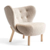 &Tradition VB1 Little Petra Lounge Chair, Karakorum003/White Oak w80xd85xh75cm