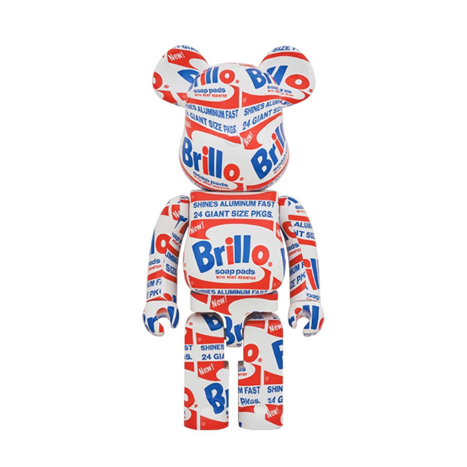 BE@RBRICK Andy Warhol Brillo 1000%