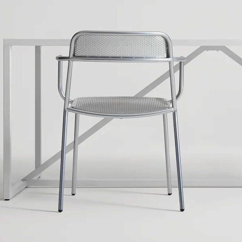Blu Dot Trim Chair, Silver (outdoor)