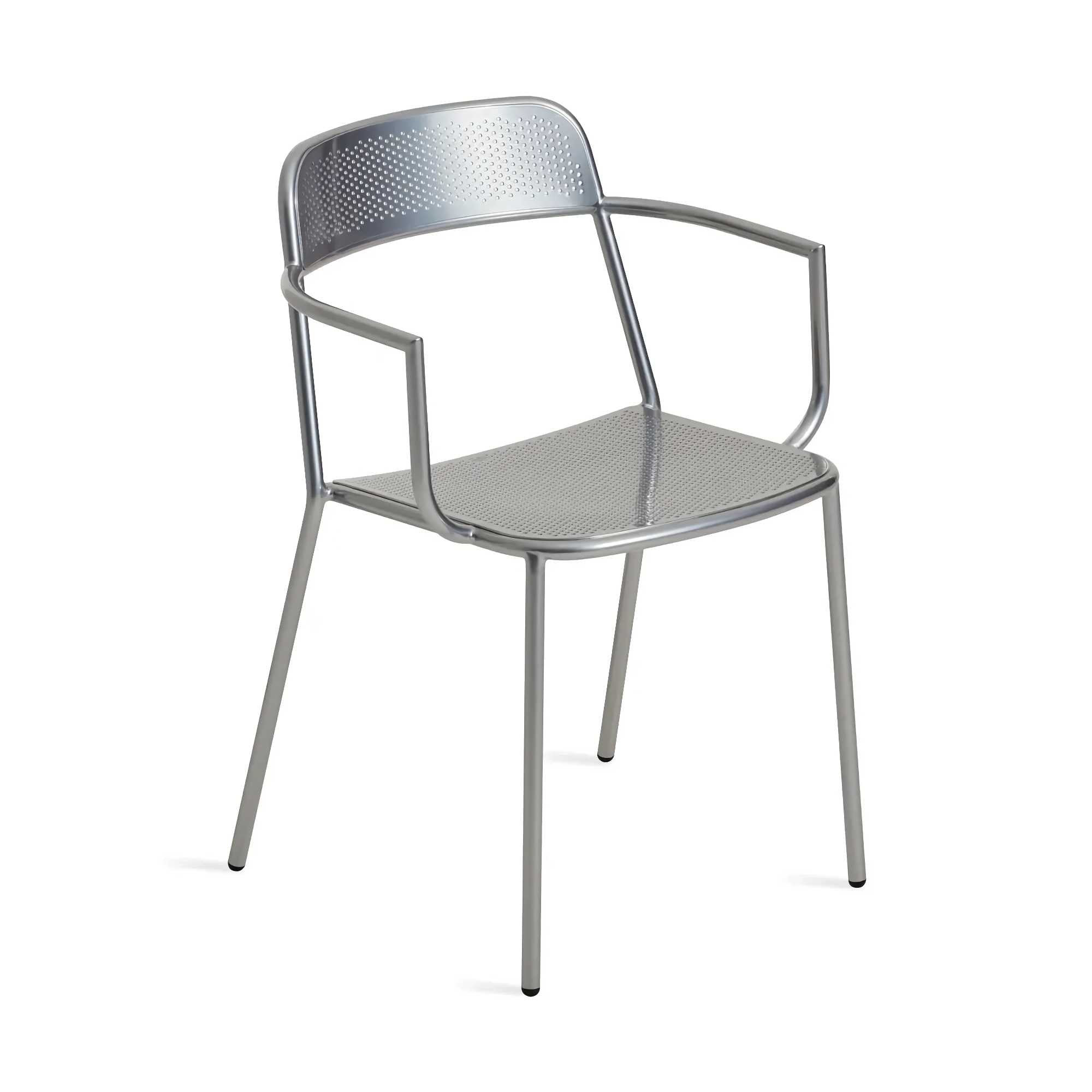Blu Dot Trim Chair, Silver (outdoor)