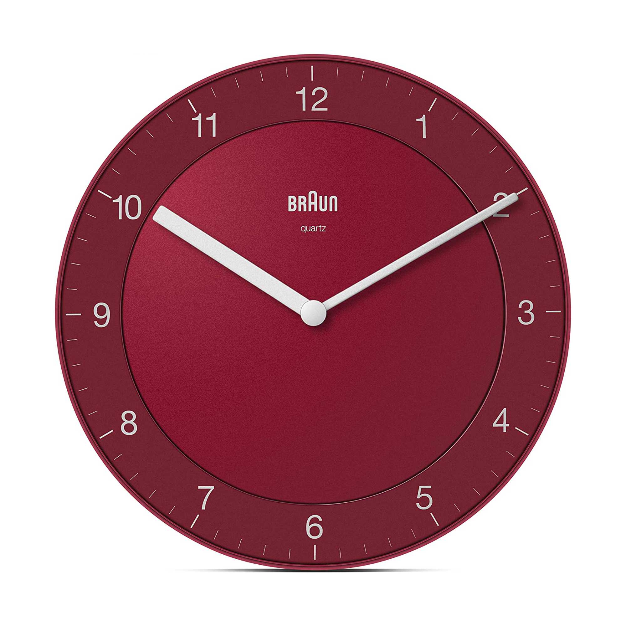 Braun Classic Analogue Wall Clock ast. (F Red)