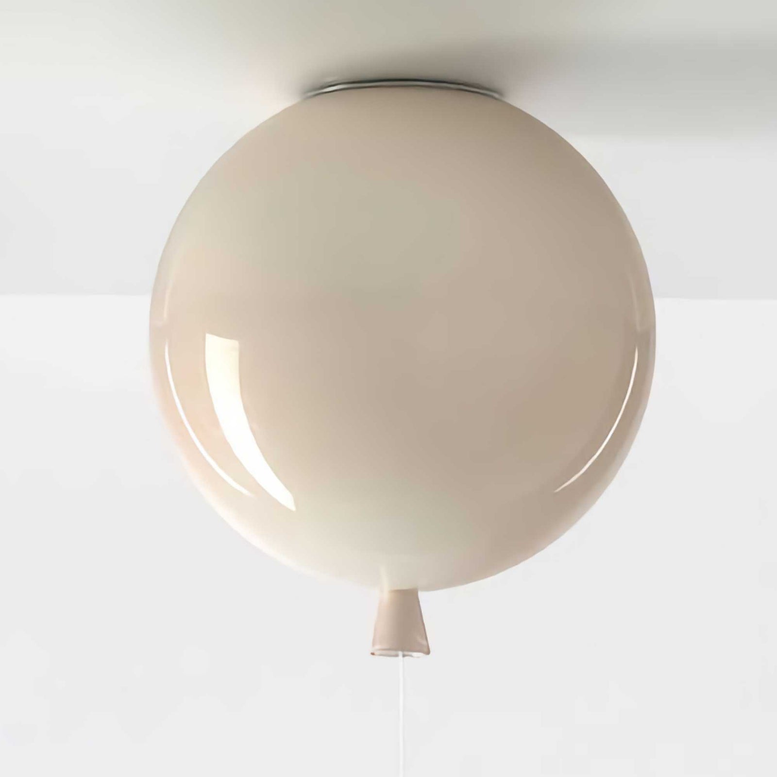 Brokis Memory Ceiling Lamp, Glossy Light Pink (Ø30cm)