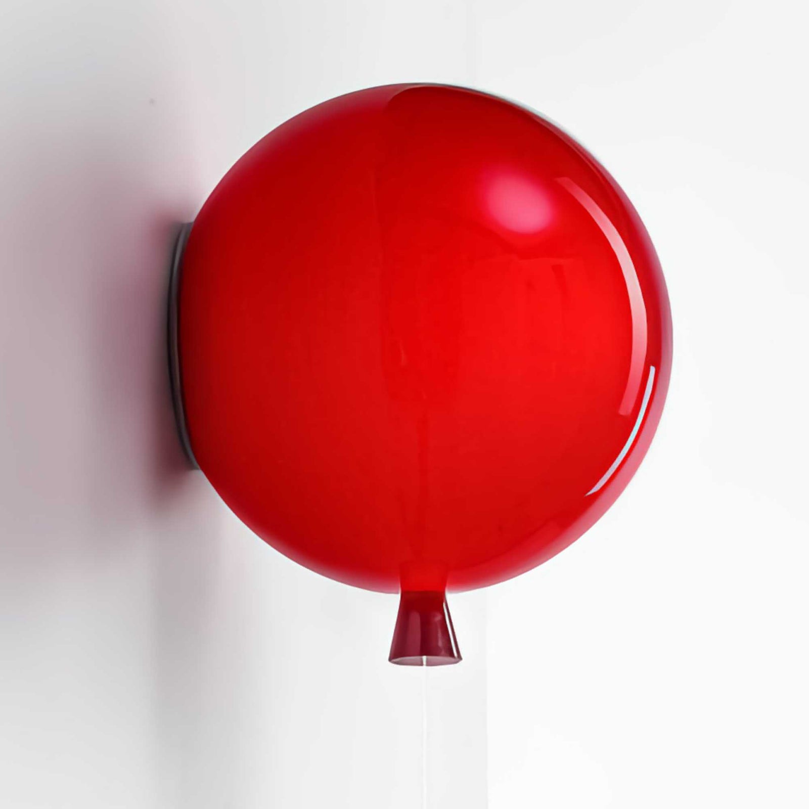 Brokis Memory Wall Lamp, Glossy Red (Ø30cm)