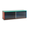 Hay Colour Cabinet Wall Mounted w. Glass Doors, Multicolored (W120xD39cm)