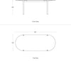 Blu Dot Comeuppance Capsule 82" Dining Table