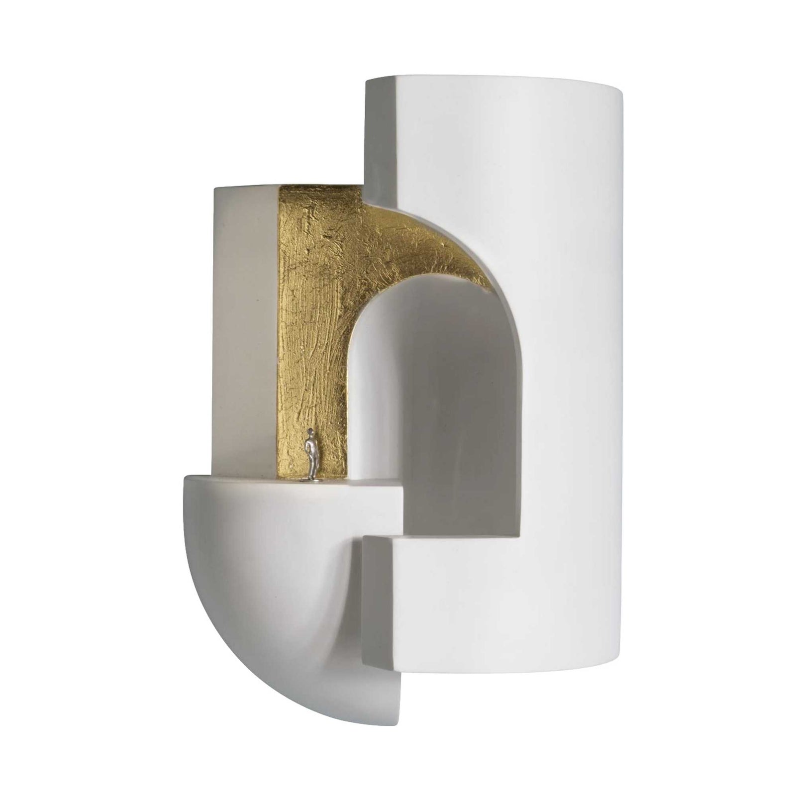 DCW editions Soul Story 2 Wall Lamp, White/Gold