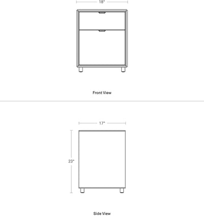 Blu Dot Dang File Pedestal