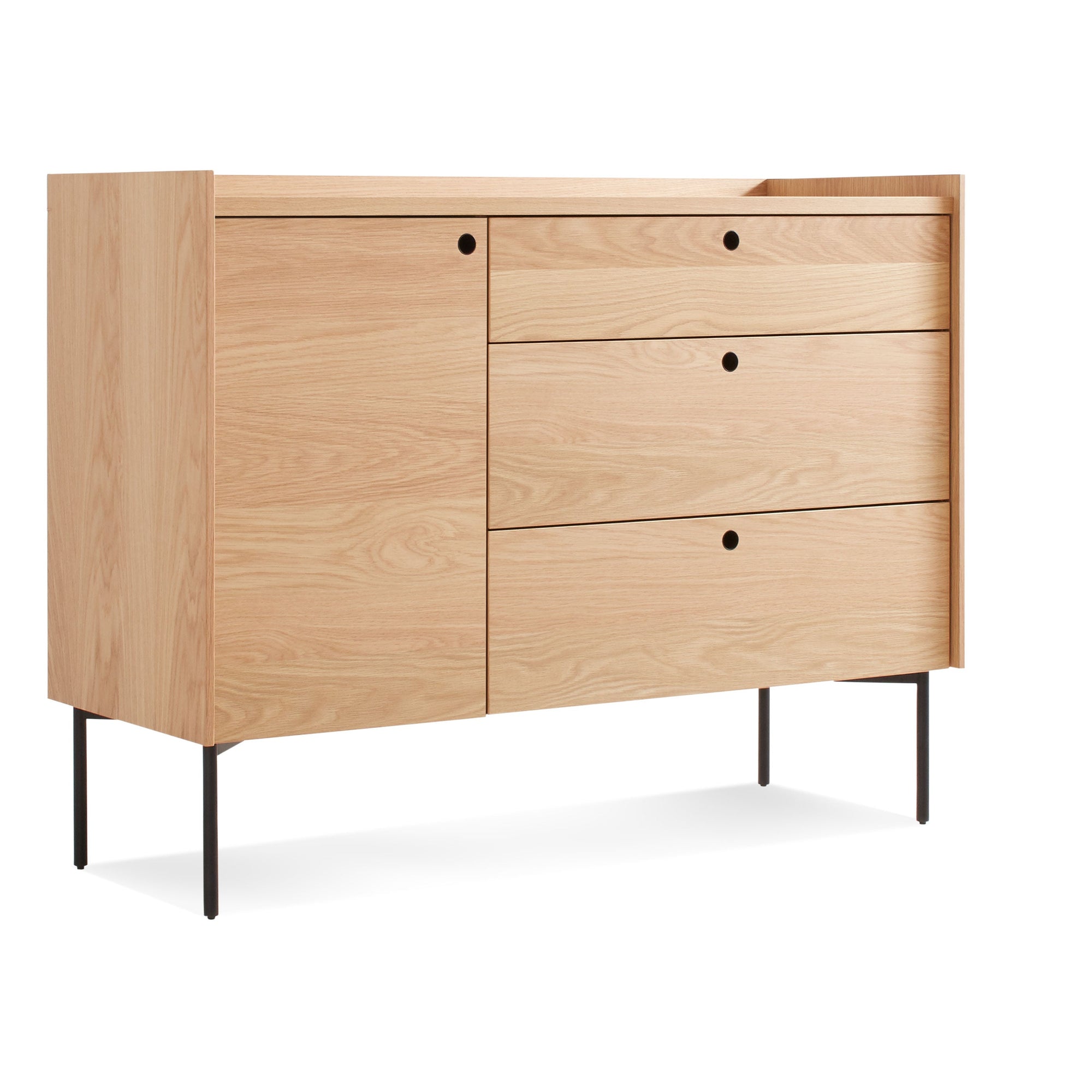 Blu Dot Peek 1 Door 3 Drawer Credenza
