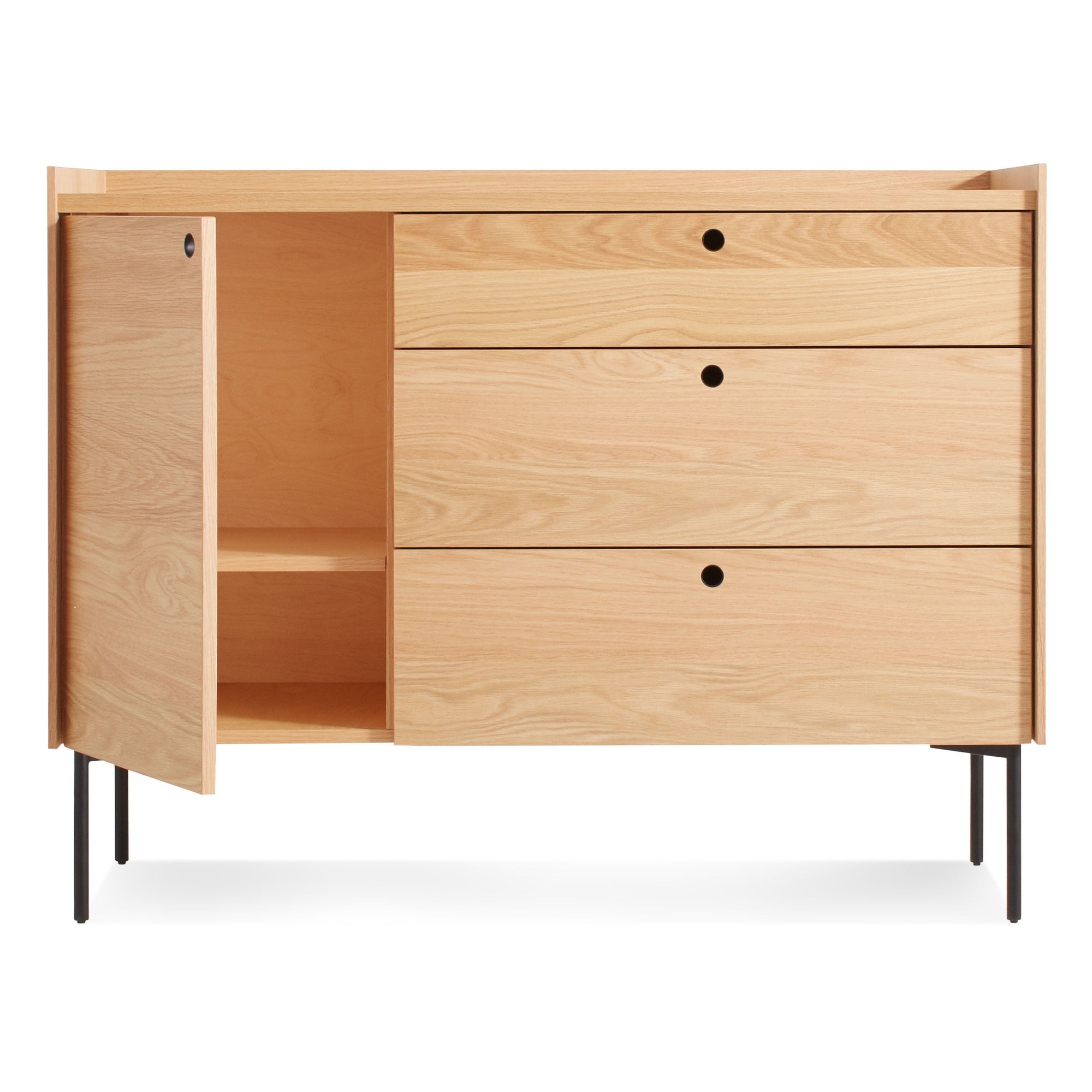 Blu Dot Peek 1 Door 3 Drawer Credenza