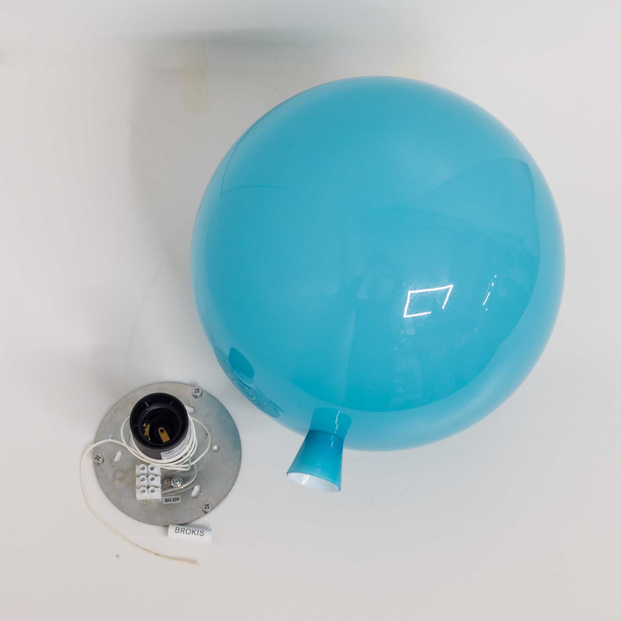 Ex-display | Brokis Memory Wall Lamp, Glossy Turquoise (Ø30cm)