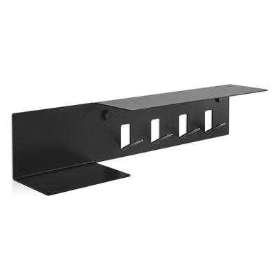 Blu Dot Hall Pass Wall Shelf with Hooks