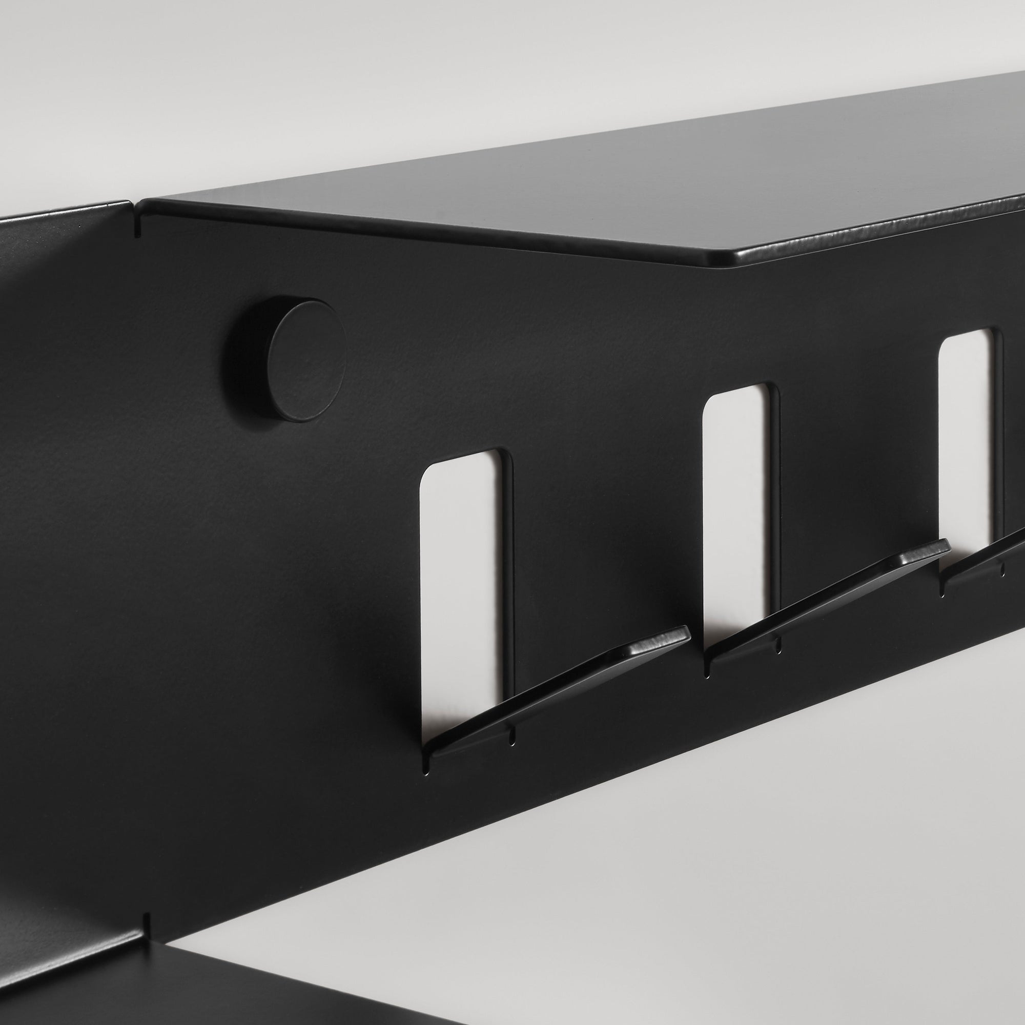 Blu Dot Hall Pass Wall Shelf with Hooks
