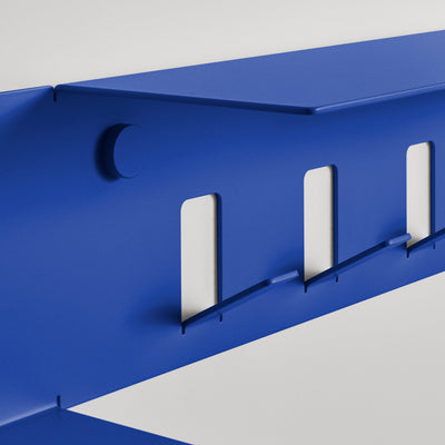 Blu Dot Hall Pass Wall Shelf with Hooks