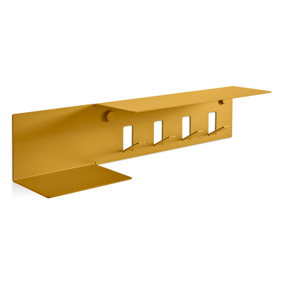 Blu Dot Hall Pass Wall Shelf with Hooks