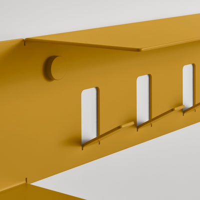 Blu Dot Hall Pass Wall Shelf with Hooks