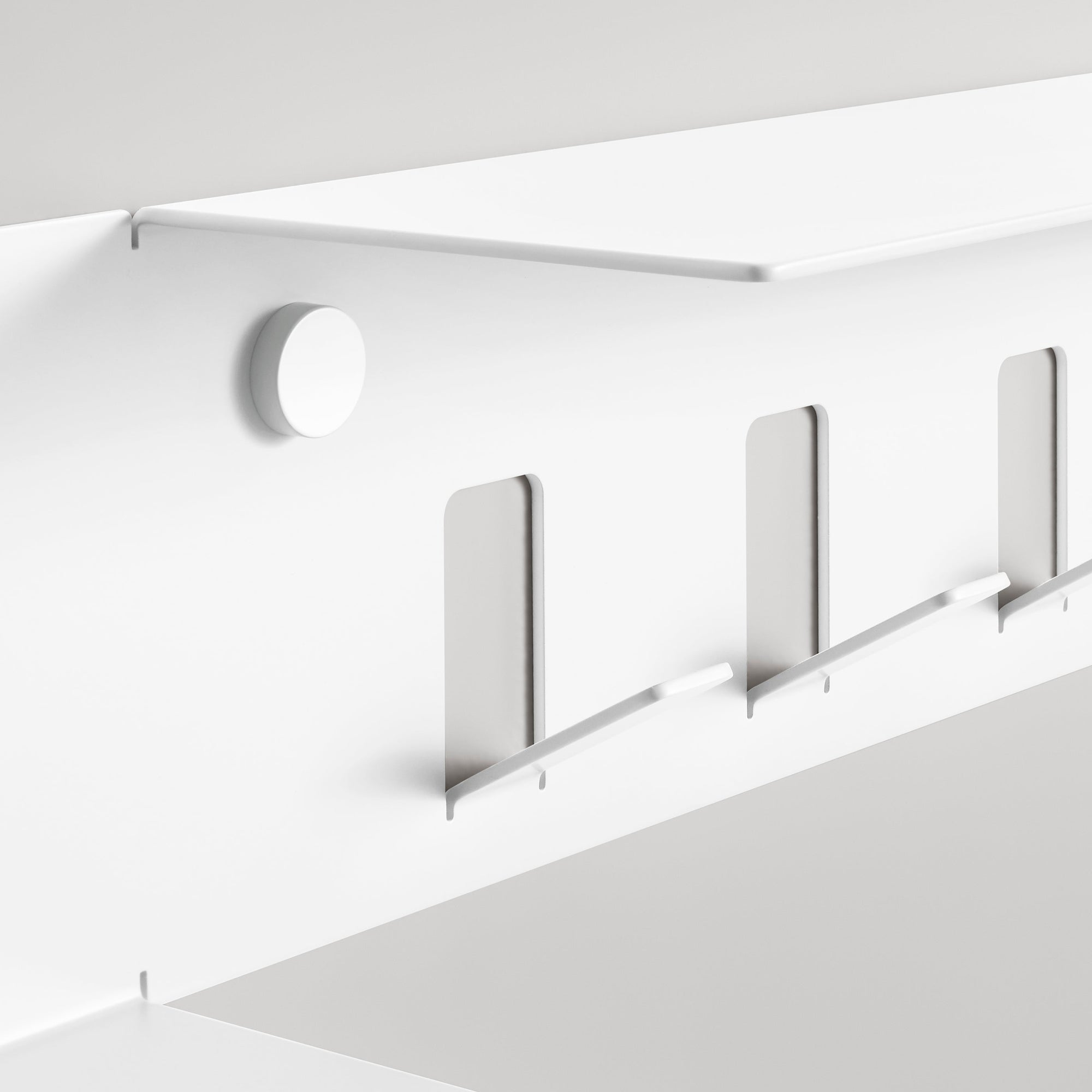 Blu Dot Hall Pass Wall Shelf with Hooks