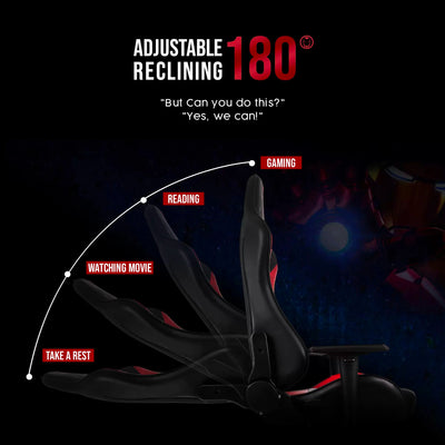 Marvel Avenger gaming chair series E type, black