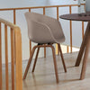 Hay About A Chair AAC 22, Khaki/Walnut Lacquered