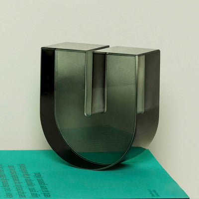 Hübsch Arch Bookend, Smoked