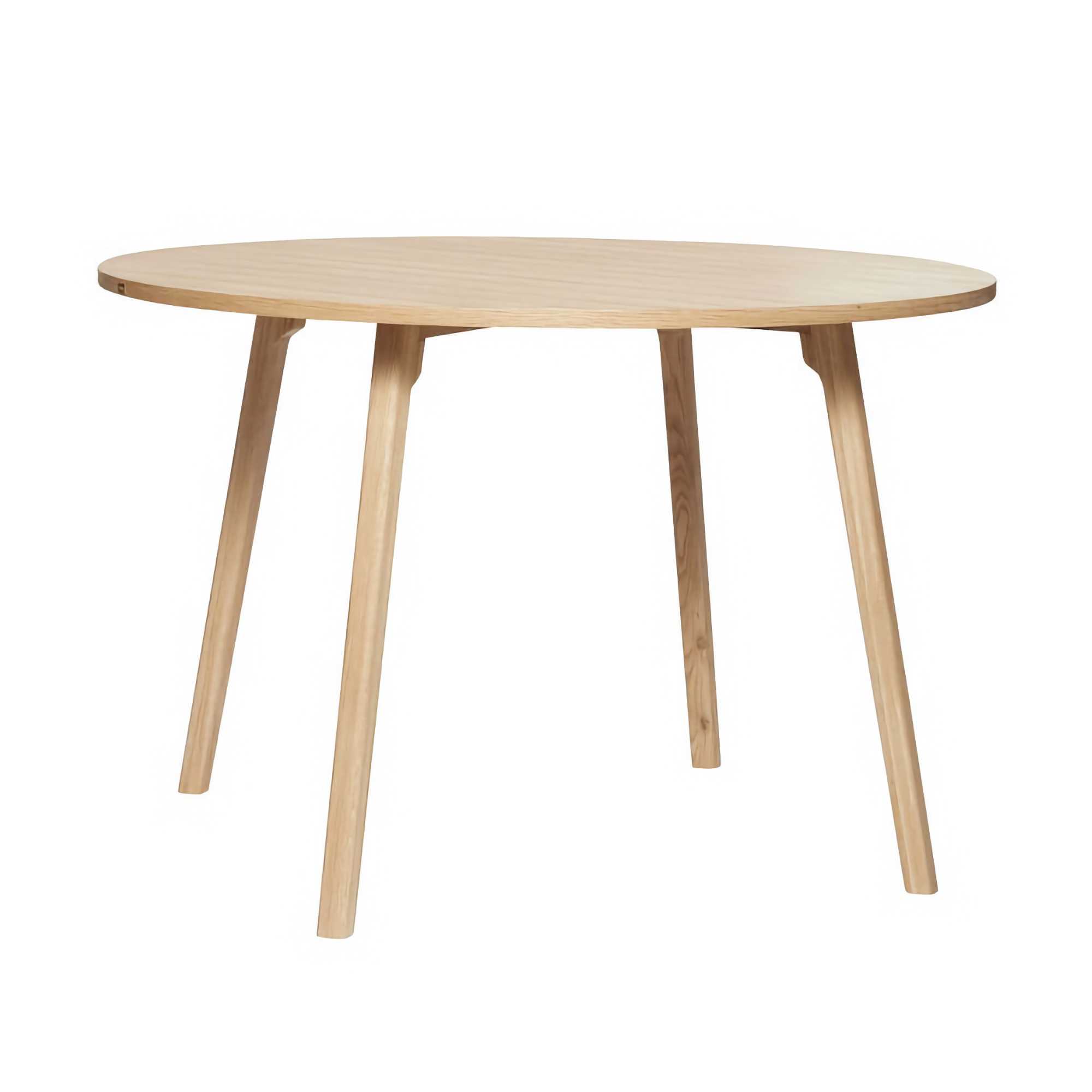 Hübsch Ground Dining Table Round, Natural (Ø115 cm)