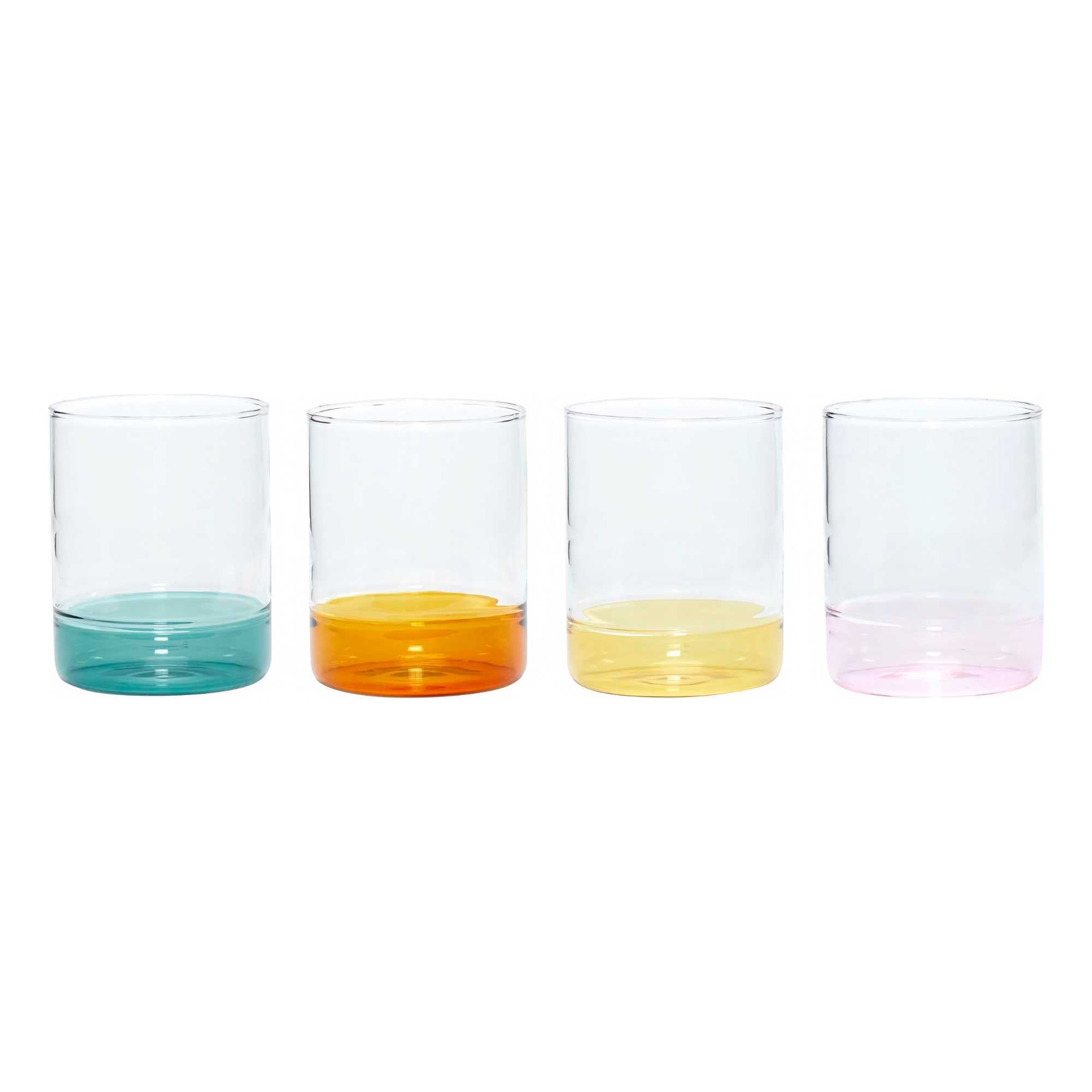 Hübsch Kiosk Drinking Glass (Set of 4)