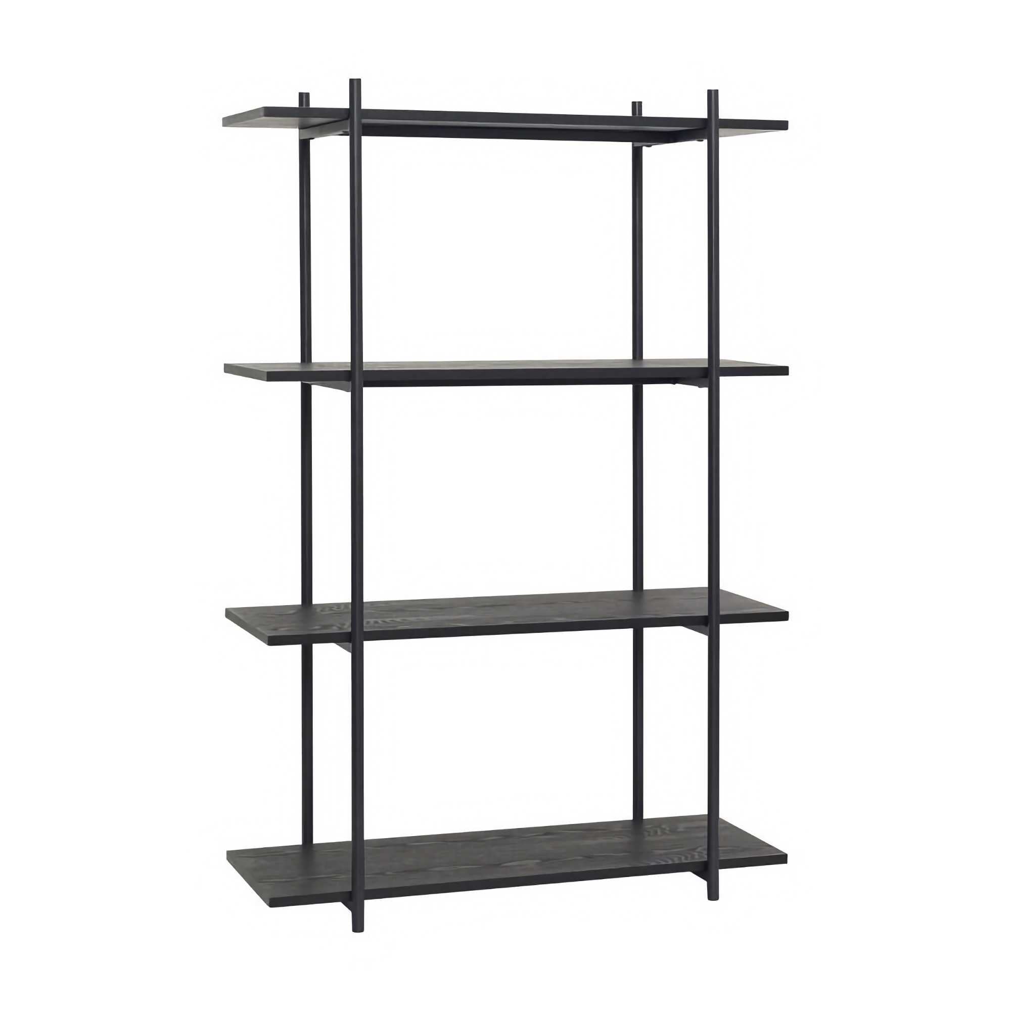 Hübsch Norm Shelf Unit Single Large, Black