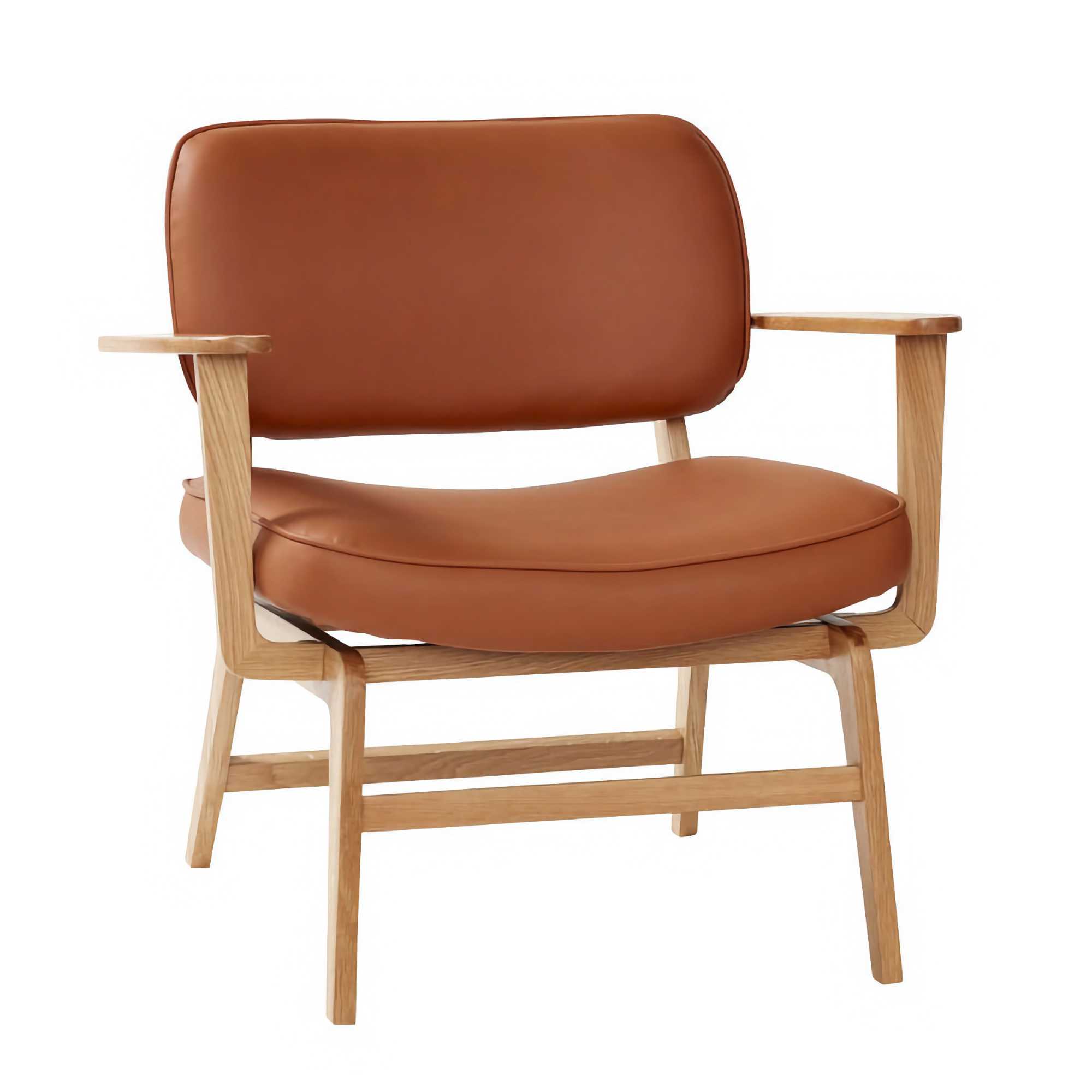 Hübsch Haze Lounge Chair, Brown