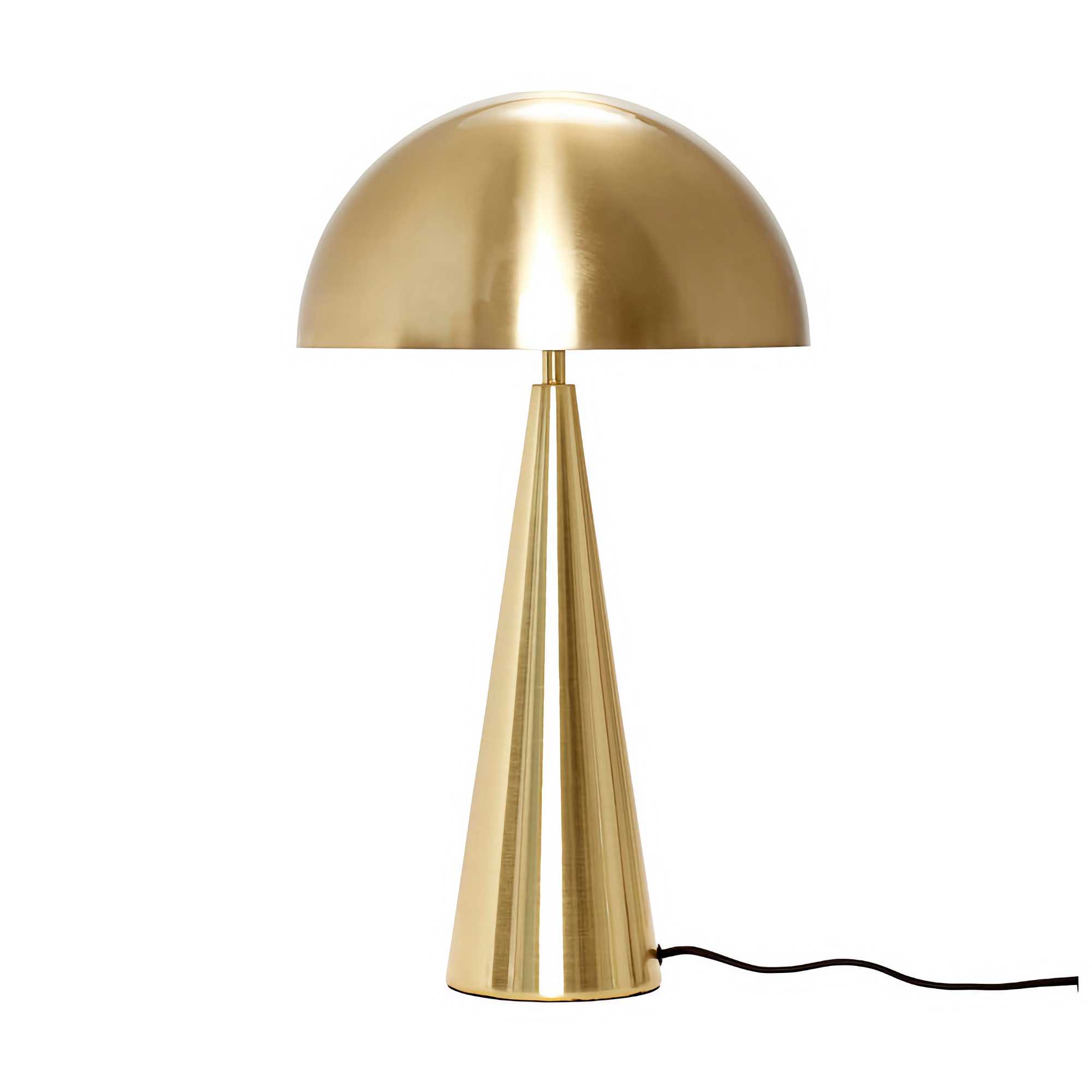 Hübsch Mush Table Lamp Tall, Brass