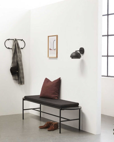 Hübsch Norm Bench, Black