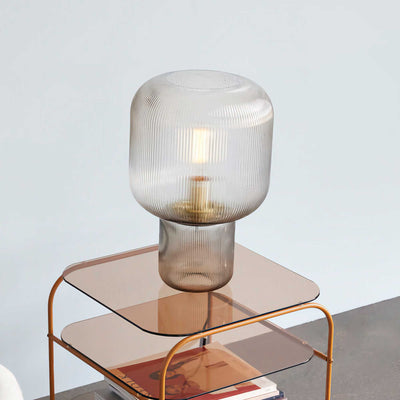 Hübsch Pirum Table Lamp, Clear/Smoked