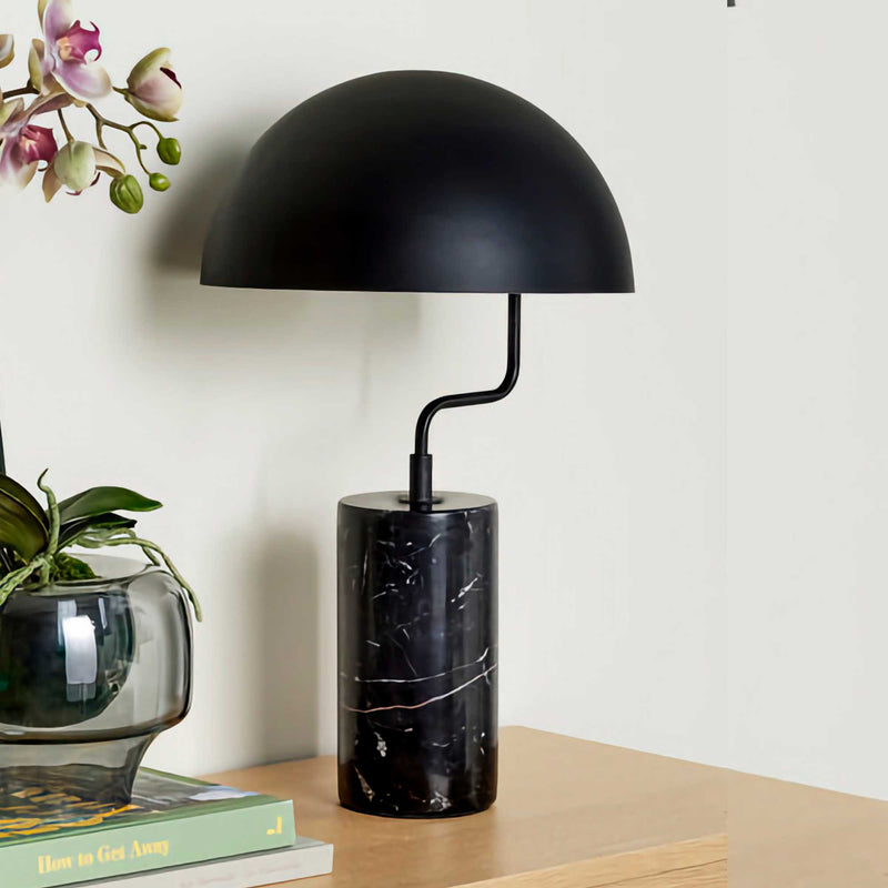 Hübsch Poise Table Lamp, Black