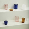 Hübsch Pop Storage Jars Small, Blue (Set of 2)