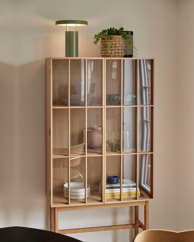 Hübsch Shoji Display Cabinet Tall, Natural