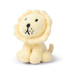 Lion Sitting Terry Soft Toy (24cm) , Light Yellow