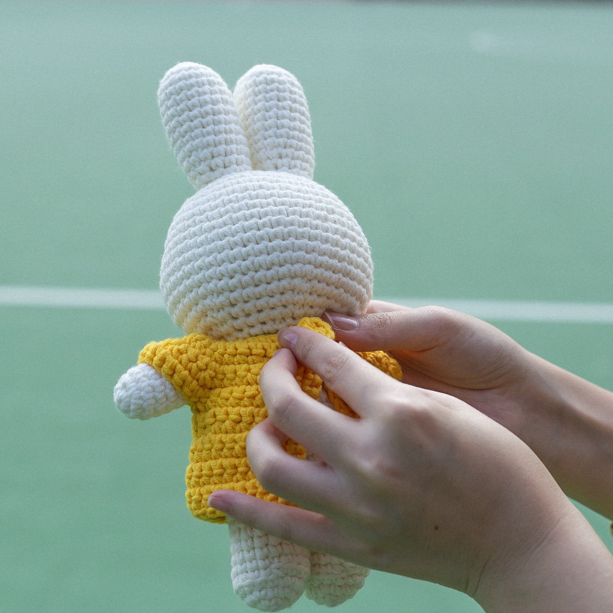 miffy crochet dress Miffy In Her Rainbow dress Crochet Doll