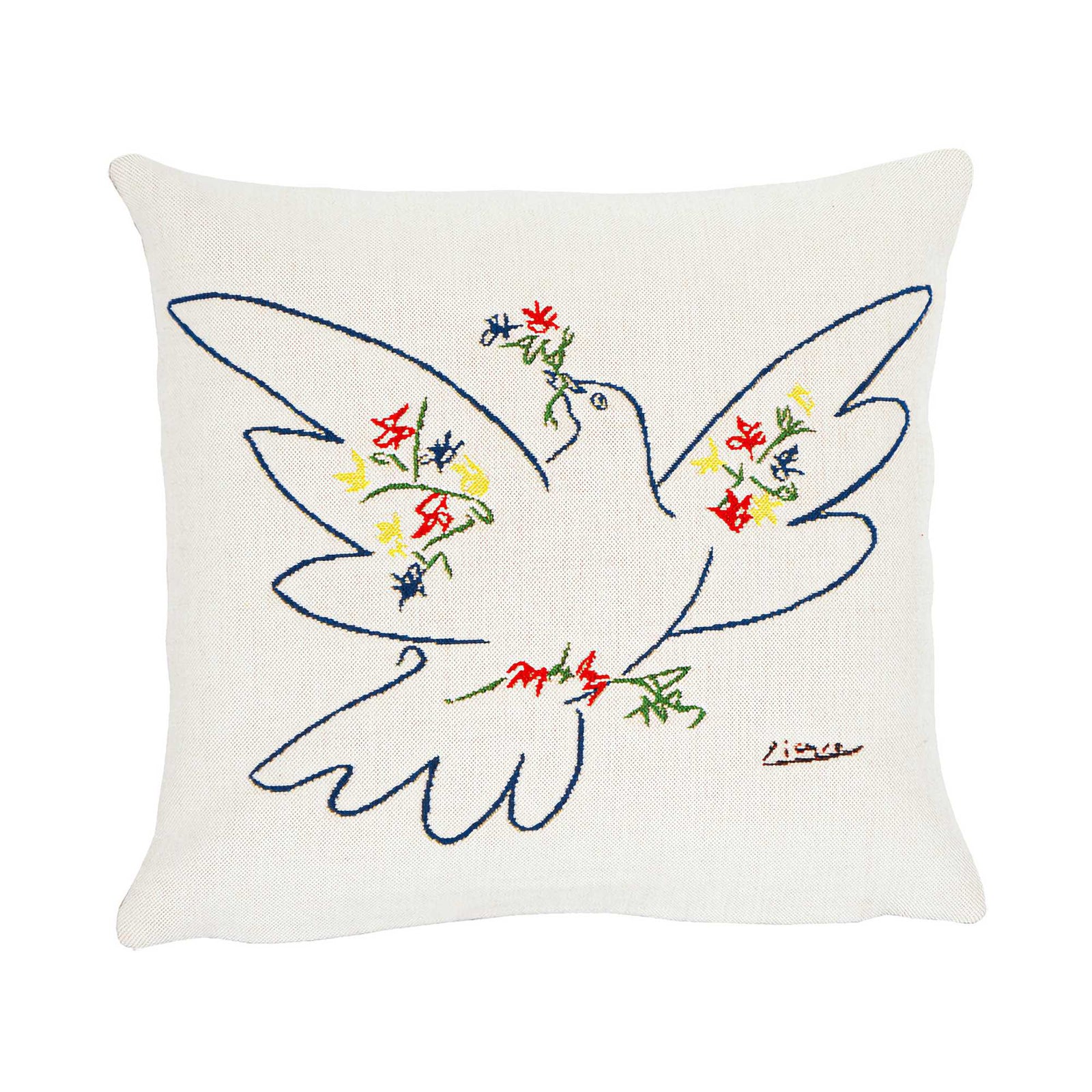 Jules Pansu Jacquard Cushion, Colombe Festival 1957