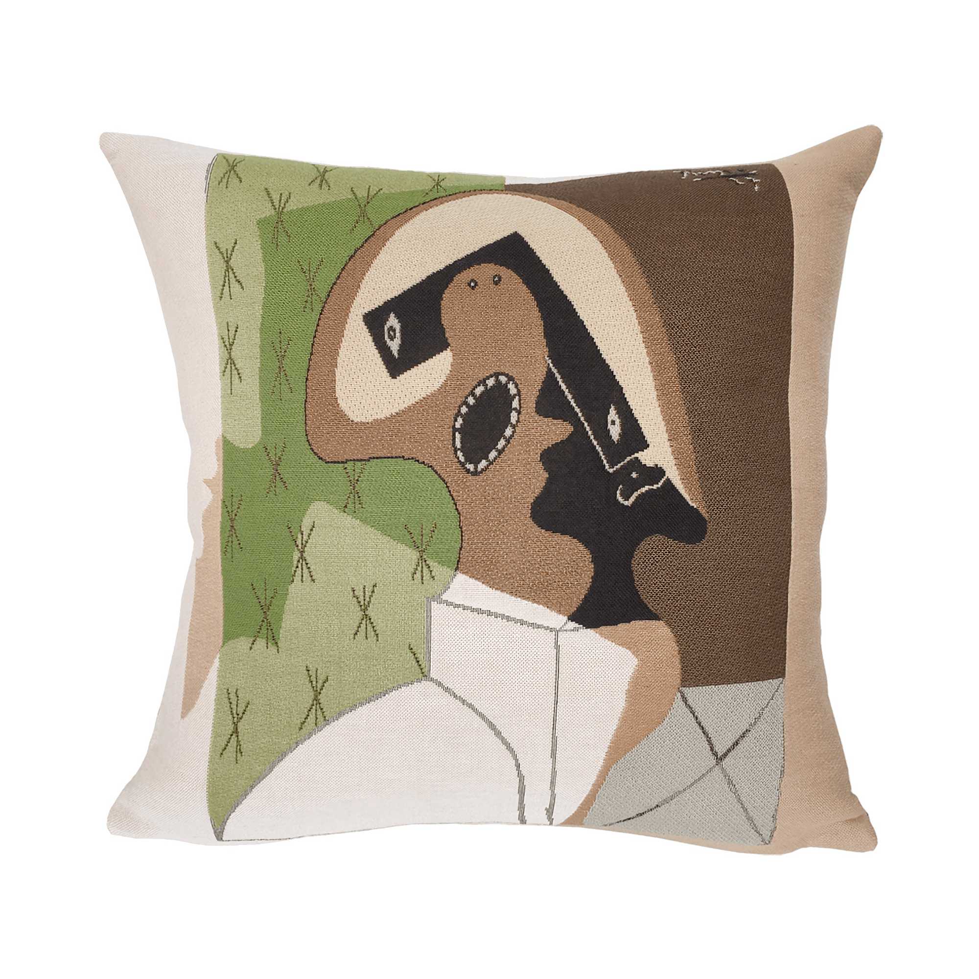 Jules Pansu Jacquard Cushion, Harlequin 1927 (45x45cm)
