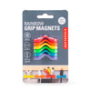 Kikkerland Rainbow Grip Magnets (Set of 6)