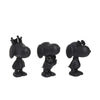 Leblon Delienne Snoopy XS, Black (set of 3)