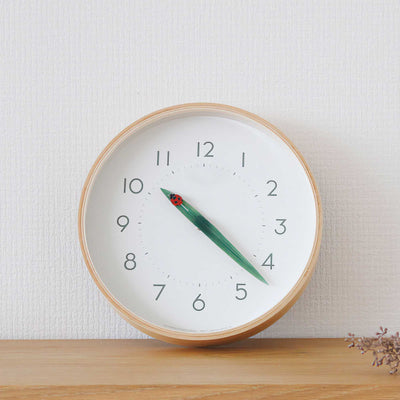 Lemnos Perch clock Ø25.4 , Ladybird