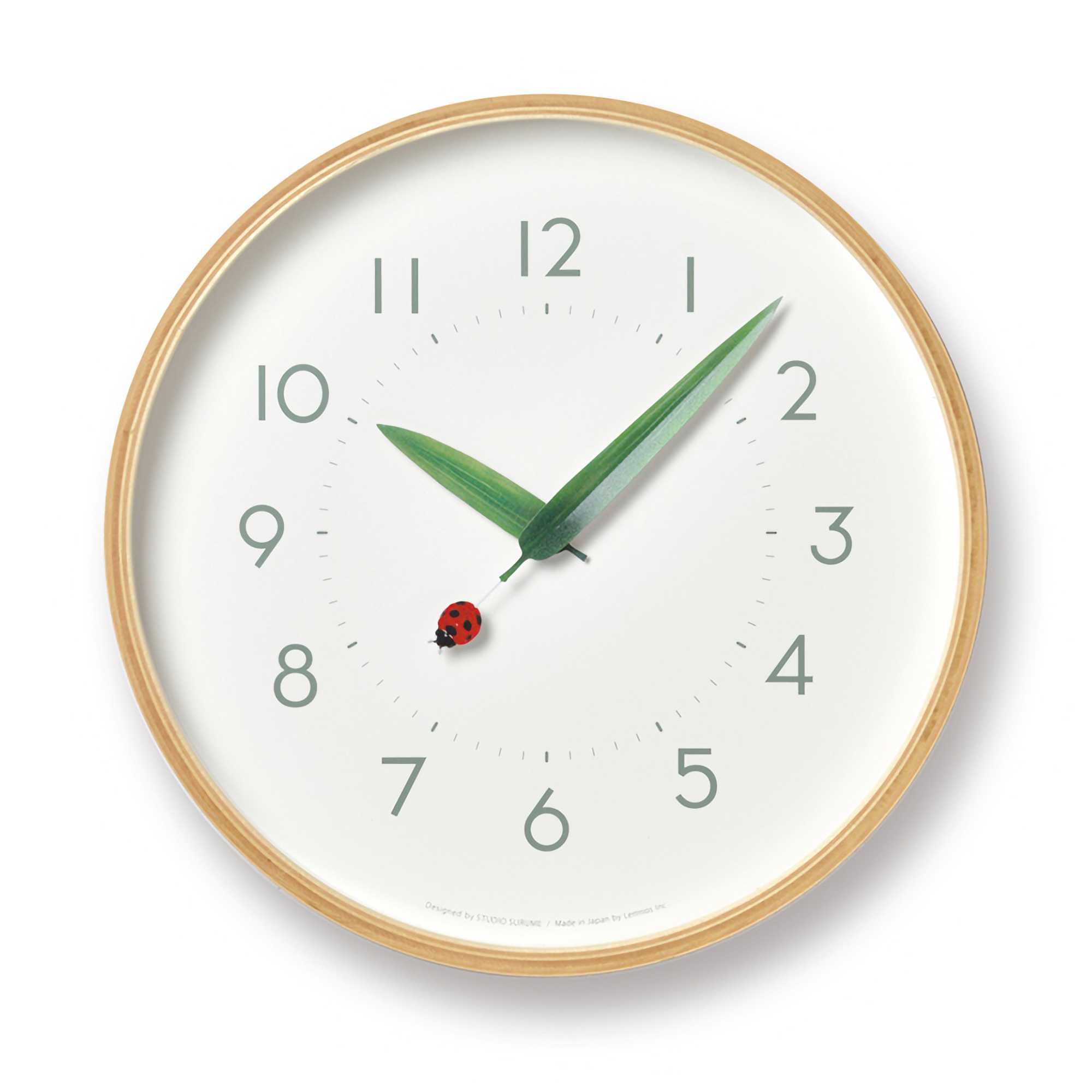 Lemnos Perch clock Ø25.4 , Ladybird