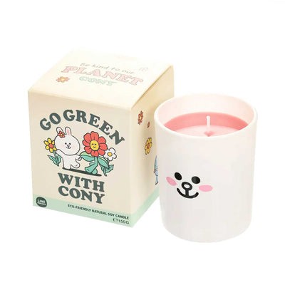 Line Friends Go Green with Cony Soy Candle