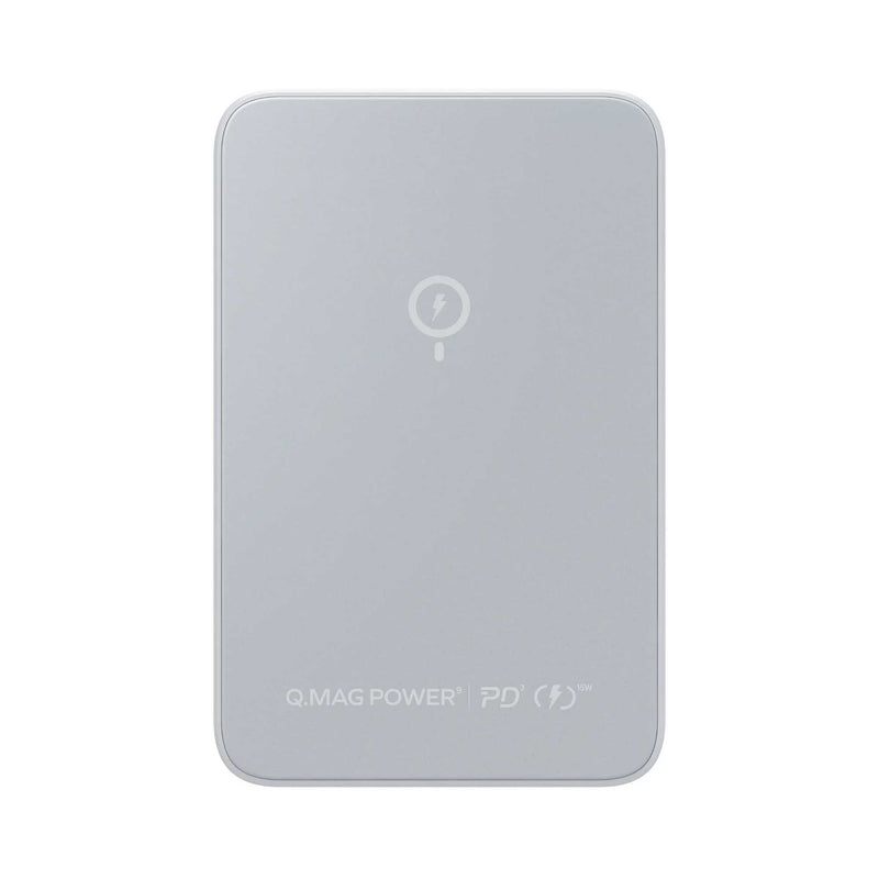 MOMAX Q.Mag Power 9 Magnetic Battery, Grey