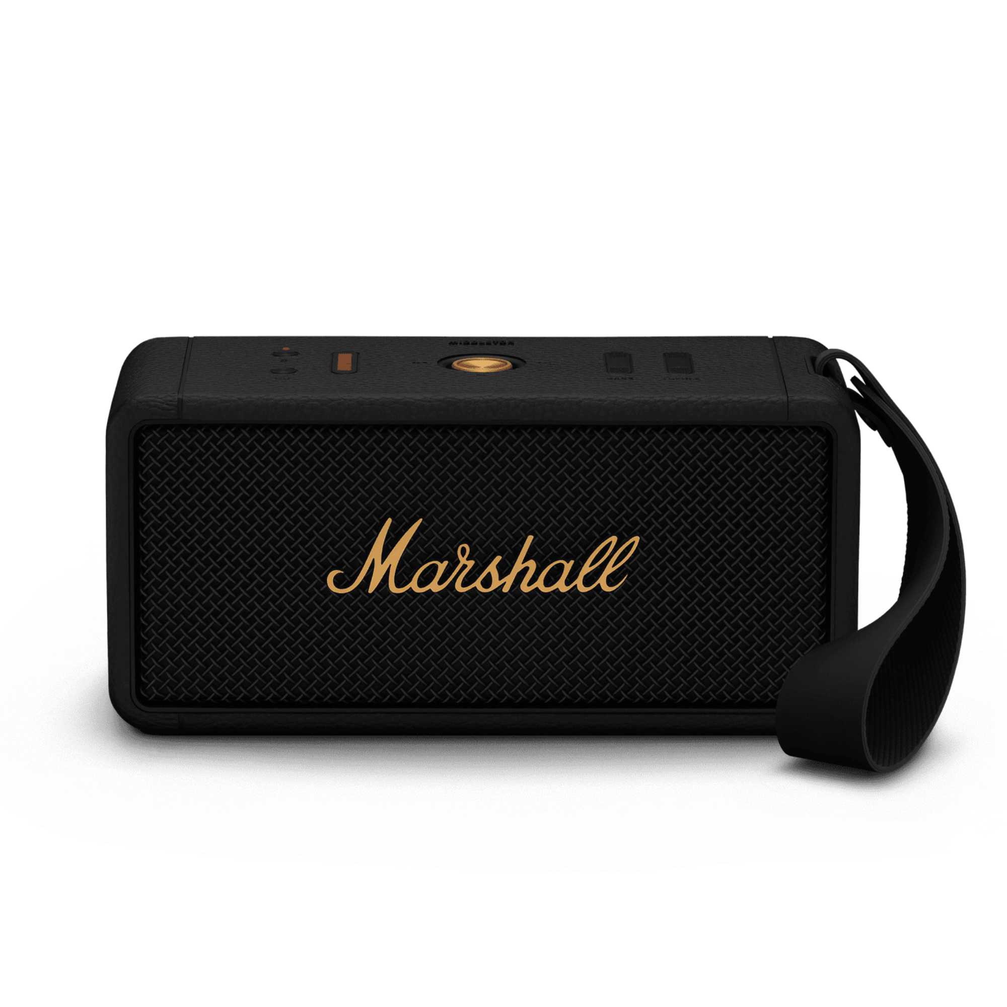 Marshall Middleton Outdoor Speaker, Black/Brass