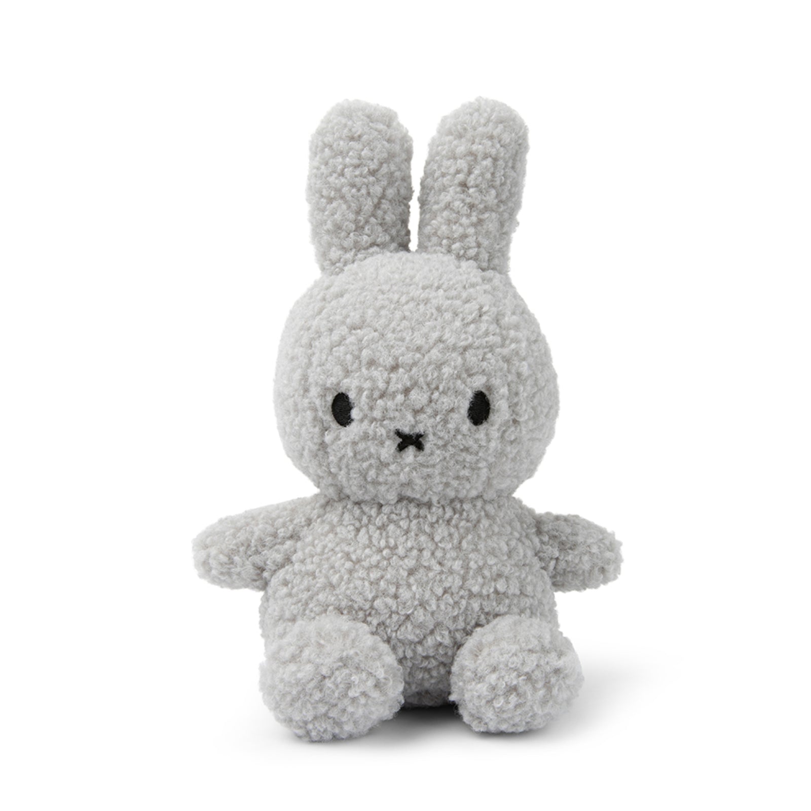 Miffy Sitting soft toy 23cm, Recycle teddy light grey