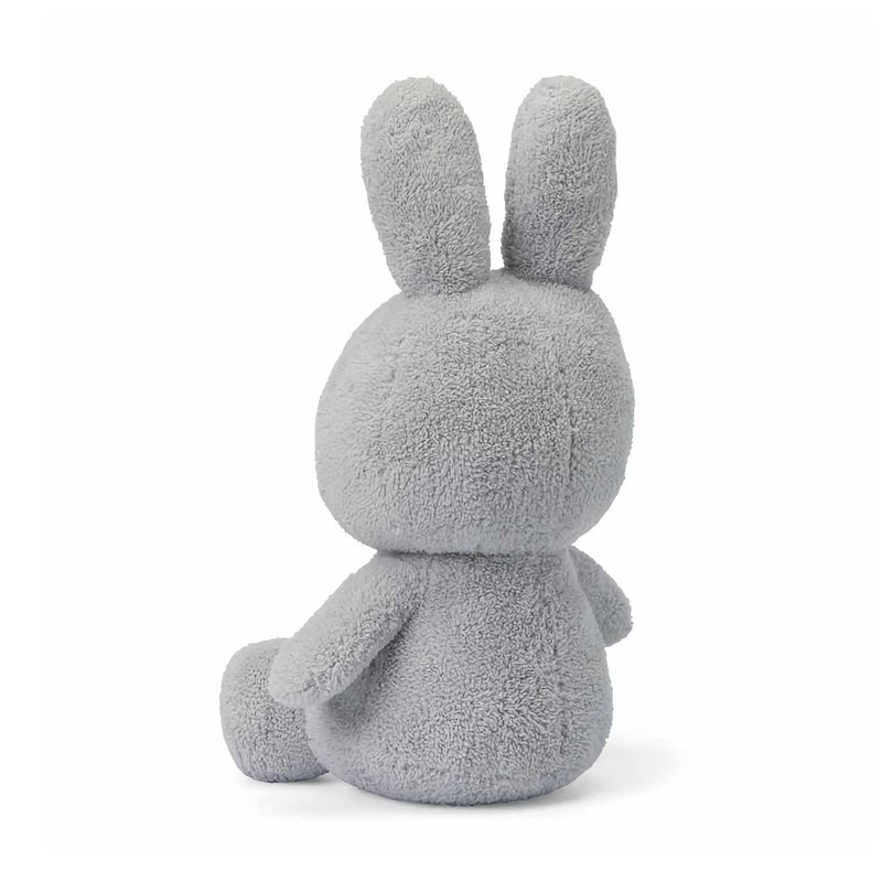 Miffy Sitting Terry Soft Toy (33cm) , Light Grey