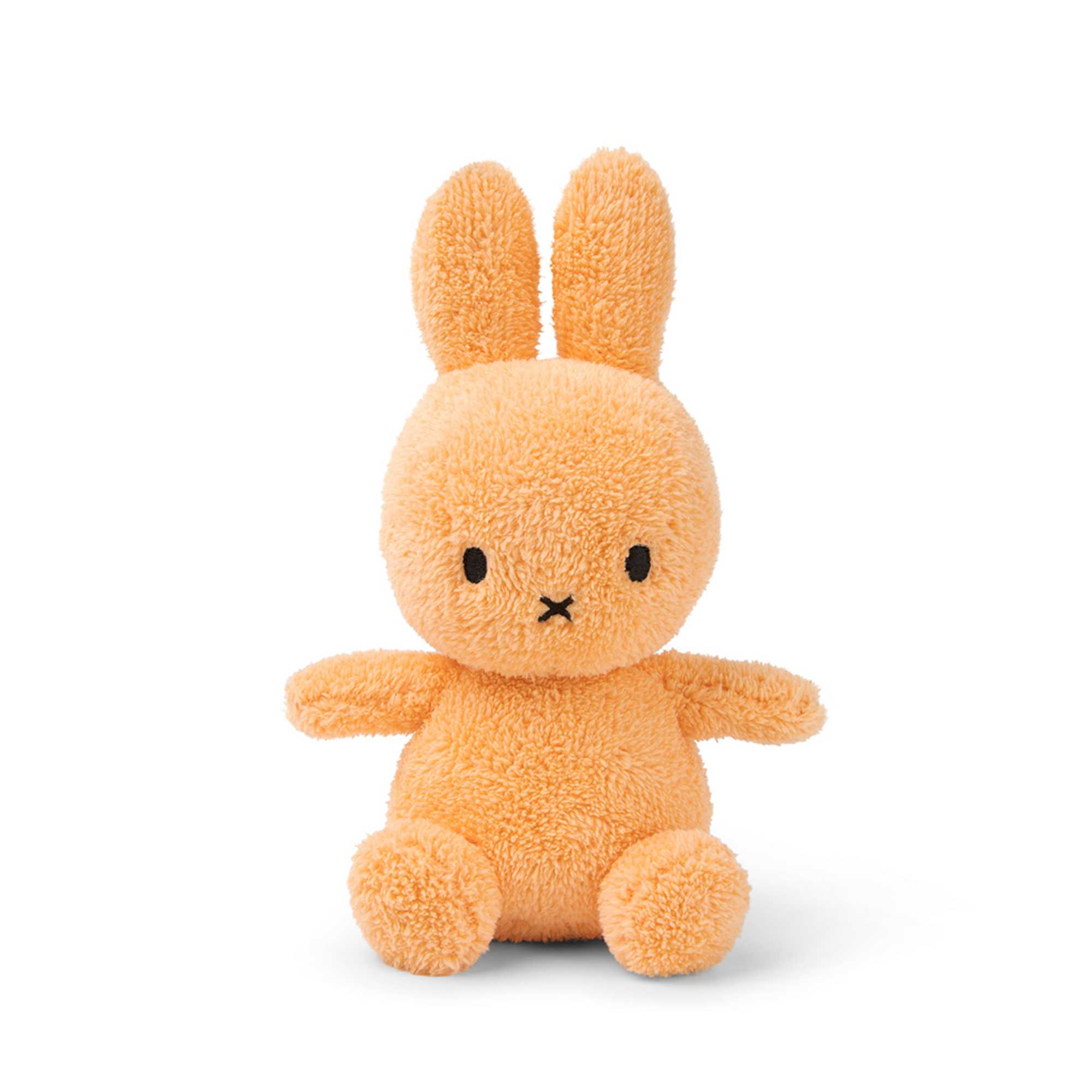 Miffy Sitting Terry Soft Toy (23cm) , Soft Orange