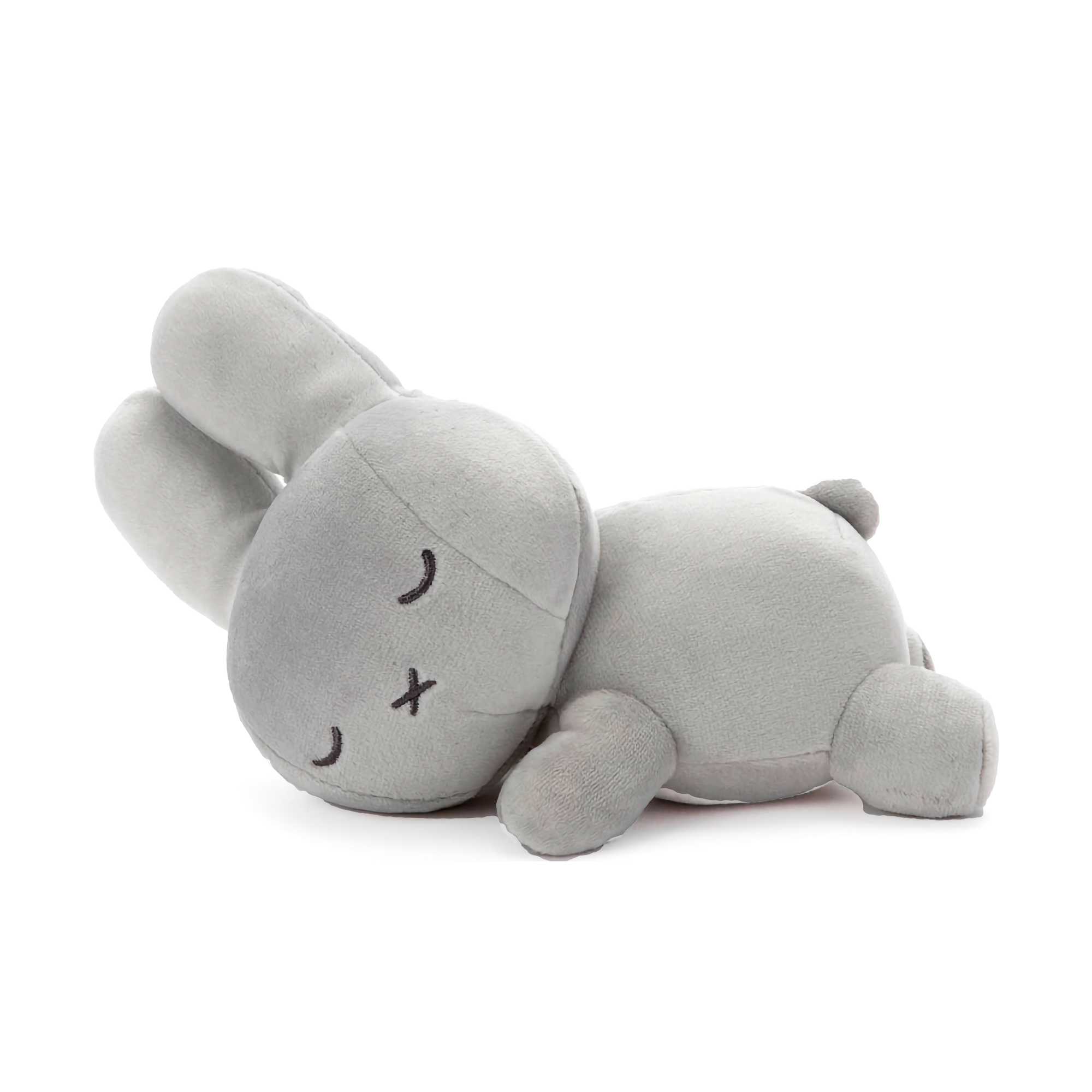 Miffy Sleeping Plush Doll Small 18cm , Grey
