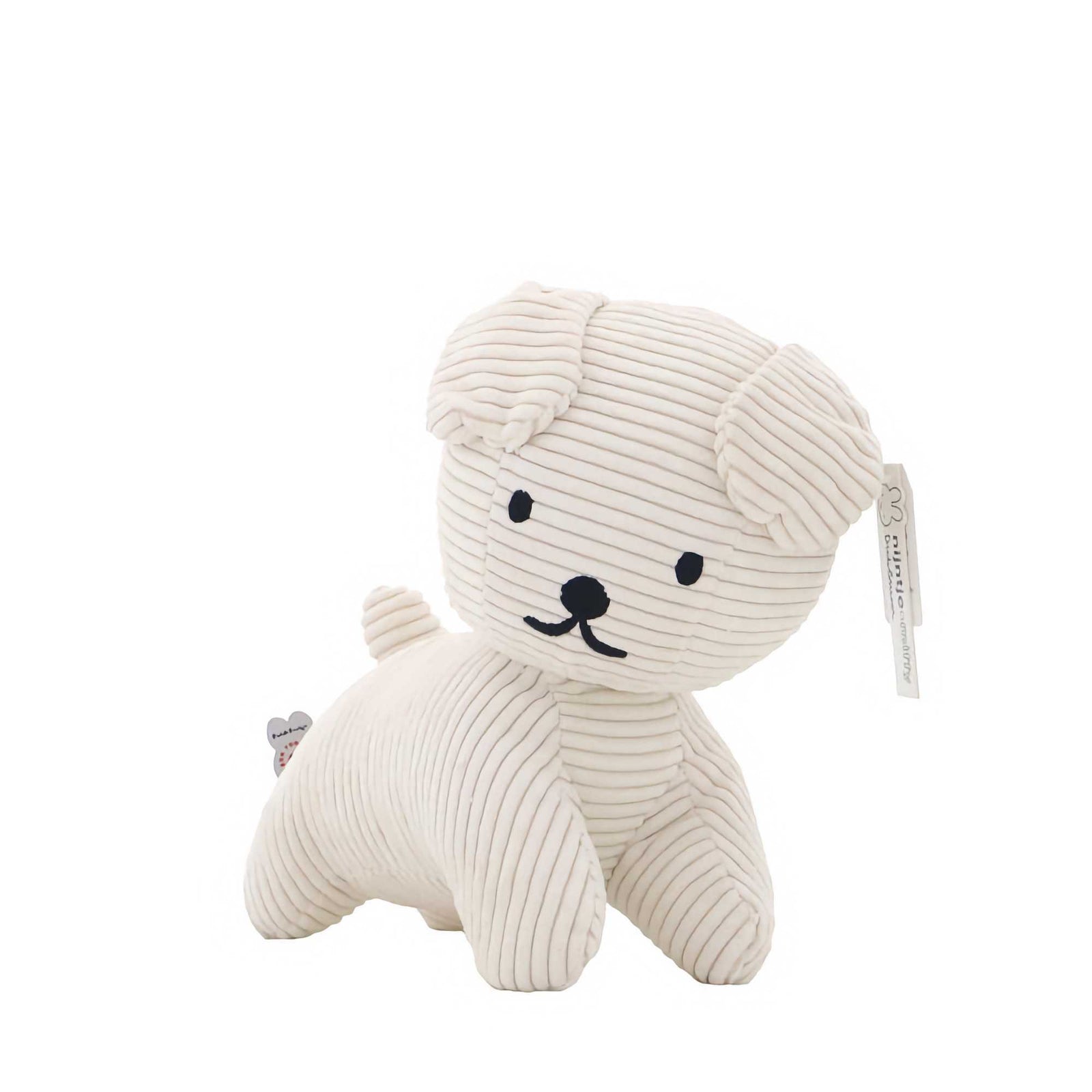 Miffy Snuffy Corduroy Soft Toy (30cmh), Off-White