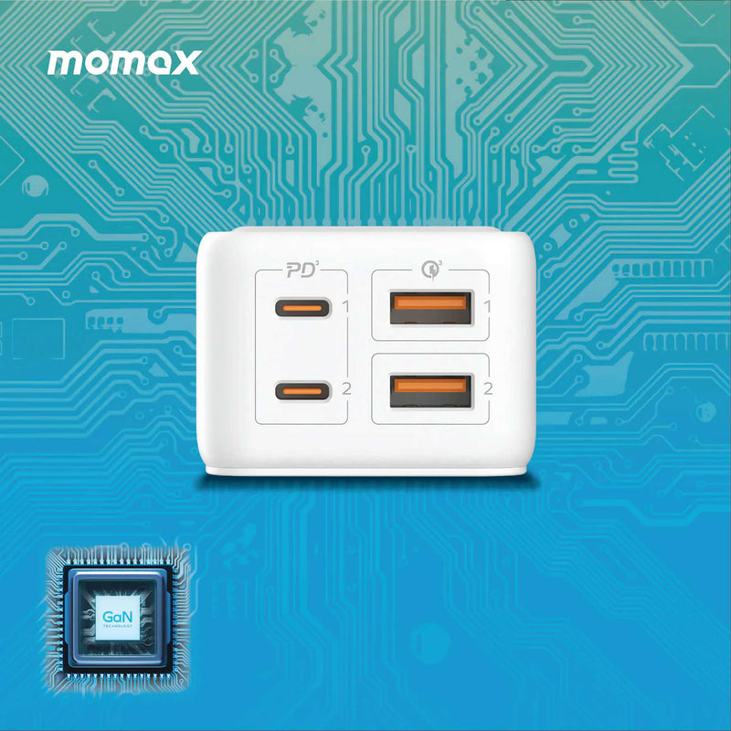 Momax 65W GaN Extension Cord with USB